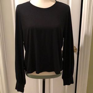 New With Tags Banana Republic Black Long Sleeve Supima Cotton Shirt Large